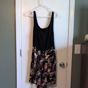 SHEIN Black Ribbed Tank Top Curve